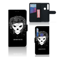 Telefoonhoesje met Naam Motorola One Action Skull Hair