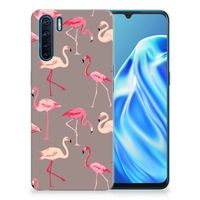 OPPO A91 TPU Hoesje Flamingo