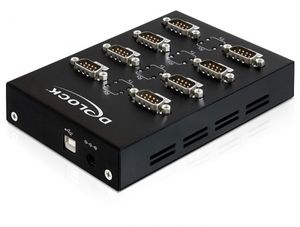 Delock 61860 USB 2.0 naar 8x seriële adapter