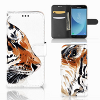 Hoesje Samsung Galaxy J5 2017 Watercolor Tiger