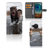 Nokia X10 | Nokia X20 Telefoonhoesje met Pasjes Honden Labrador