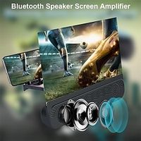 4 in1 bluetooth 5.0 mobiele telefoon scherm vergrootglas 3d vergroter 12 inch vergrootglas beugel desktop houder standaard voor telefoon Lightinthebox - thumbnail