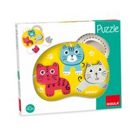 Jumbo Drie Katten vormenpuzzel
