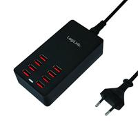 LogiLink compatible Table Charger Netzteil - 8 x 4-poliger USB Typ A - 44 Watt