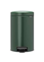 Brabantia NewIcon Prullenbak, Kunststof Binnenemmer, Pine Green, 12 Liter