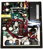 MONACOR SAM-200D Subwoofer Active Module met 200 W, variabele low pass, woofer met traploos variabele faseshifter, geïntegreerde basverhoging en hoge vermogensreserves, in zwart