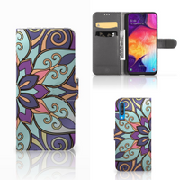 Samsung Galaxy A50 Hoesje Purple Flower - thumbnail