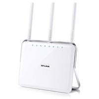 TP-Link Archer C9 Dual Band WLAN-router (1300 Mbit/s (5GHz) + 600 Mbit/s (2,4 GHz), 4 Gigabit LAN-poort, 1 GHz dual-core processor, USB 3.0 + 2.0 poorten, print/media/FTP/server, app-besturing) wit