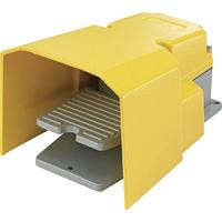 TRU COMPONENTS FS-502 voetschakelaar 250 V/AC 15 A 1 pedaal met beschermkap 1 wisselaar 1 stuk, geel