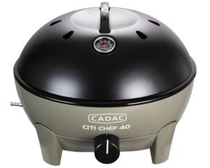 Cadac CITI CHEF 40 2700 W Barbecue Gas Tafelblad Zwart, Groen