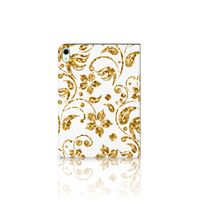 iPad Air (2020/2022) 10.9 inch Tablet Cover Gouden Bloemen