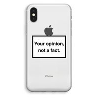 Your opinion: iPhone X Transparant Hoesje - thumbnail