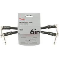 Fender Professional Series Black patchkabel 15 cm (2 stuks)