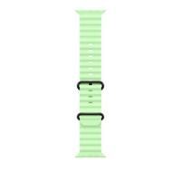 Apple Watch Band - Ocean Band - 49 mm - Neongroen - One Size