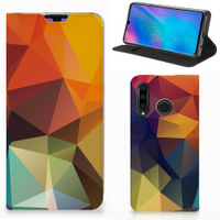 Huawei P30 Lite New Edition Stand Case Polygon Color