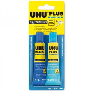 UHU Plus schnellfest tweecomponentenlijm 45700 35 g