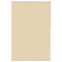 vidaXL Rolgordijn verduisterend 145x230 cm stofbreedte 141,6 cm beige