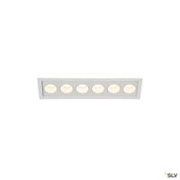 SLV Led inbouwlamp Milandos 6-lichts 6x130 lumen wit 1005417