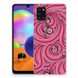 Samsung Galaxy A31 Hoesje maken Swirl Pink