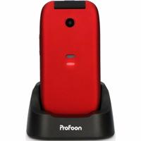 Profoon mobiele senioren telefoon PM-665 (Rood)