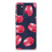 Motorola Moto G60s Siliconen Case Pink Macarons