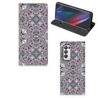 OPPO Find X3 Neo Standcase Flower Tiles - thumbnail