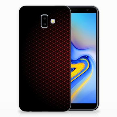 Samsung Galaxy J6 Plus (2018) TPU bumper Geruit Rood