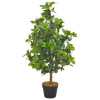 vidaXL Kunstplant met pot laurierboom 90 cm groen