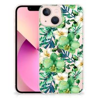 iPhone 13 mini TPU Case Orchidee Groen - thumbnail