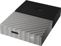WD My Passport Ultra WDBTLG0020BGY - Vaste schijf - gecodeerd - 2 TB - extern (draagbaar) - USB 3.0 - 256-bits AES