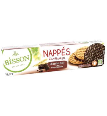Bisson Zandkoekjes Pure Chocolade Bio (160g) Bisson Zandkoekjes Pure Chocolade Bio (160g)