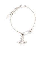 Vivienne Westwood bracelet orné de cristal à épingle Orb - Argent