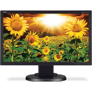 NEC E201W - 20 inch - 1600x900 - DP - DVI - VGA - Zwart