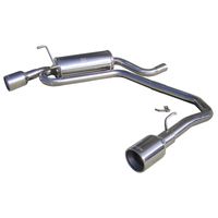 InoxCar uitlaat passend voor Peugeot 406 1.8 (110pk) 1997- Links/Rechts 102mm IXTWPE23102