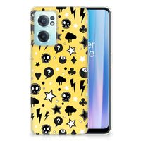 Silicone Back Case OnePlus Nord CE 2 5G Punk Geel - thumbnail