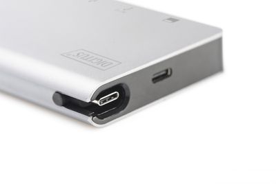 Digitus Lade-/Dockingstation USB-C dockingstation Geschikt voor merk (dockingstation): Universeel Incl. laadfunctie