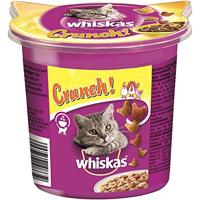 Whiskas Crunch met kip, kalkoen en eend, 5 x 100 gram voordeelverpakking