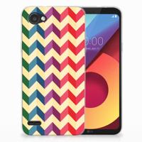 LG Q6 | LG Q6 Plus TPU bumper Zigzag Multi Color
