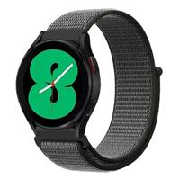 By Qubix - Sport Loop nylon bandje - Donkergroen met grijze band - Compatible met Xiaomi Mi Watch/Compatible met Xiaomi Watch S1 / S1 Pro / S1 Active/Watch S2 - Compatible Xiaomi bandje
