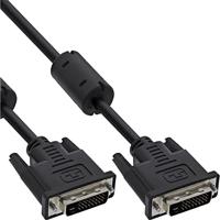 InLine 17783 DVI-D kabel, digitaal 24+1 stekker/stekker, Dual Link, 2 Ferrite, 3m