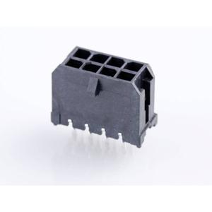 Molex 430450814 Male header, inbouw (standaard) Totaal aantal polen: 8 Rastermaat: 3 mm Inhoud: 1 stuk(s) Tray