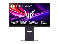 LG, 27 inch, Ultragear 4K UHD, 68,4 cm, 16:9, Super Resolution, 3840 x 2160, 480Hz, 1ms, HDR10, AMD FreeSync, DCI-P3, DisplayHDR 600, 27G850A-B.AEU - Zwart