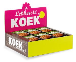 De Lekkerste koeken De Lekkerste - Appelkoek 100 Gram 16 Stuks