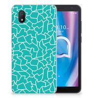 Alcatel 1B (2020) Hoesje maken Cracks Blue