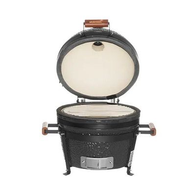 Mustang Grill Kamado S Barbecue Houtskool Thermometer in deksel Grilloppervlak (diameter)=325 mm Grijs