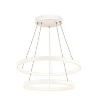 SLV pendelarmatuur ONE DOUBLE PD DALI UP/DOWN/woonkamerlamp, binnenverlichting, hangarmatuur eetkamer, led, plafondarmatuur / 3000/4000K 55 W 2100/3170 lm wit dimbaar 130 graden