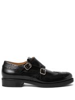 Miu Miu x Church's chaussures en cuir - Noir