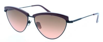 Daniel Hechter zonnebril DHS207 dames vlinder RVS cat. 3 bruin