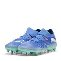 PUMA Unisex's Future 7 Match Mxsg voetbalschoen, Bluemazing PUMA Witte Elektrische Pepermunt, 43 EU
