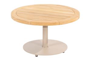 4 Seasons Outdoor | Koffietafel Volta Teak Ø60 cm x 35(h) cm | Latte